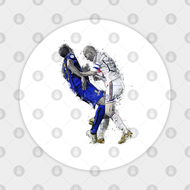 Iconic Zidane Vs Materazzi Magnet by Yopi